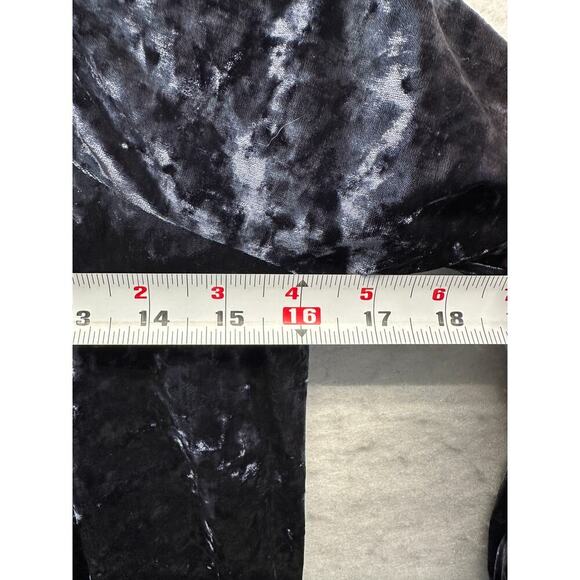 Crushed Velvet Off-Shoulder Peasant Top โ Fairygrunge Coquette S - Picture 4 of 9